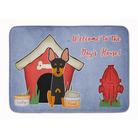 Carolines Treasures Dog House English Toy Terrier Machine Washable Memory Foam Mat BB2863RUG
